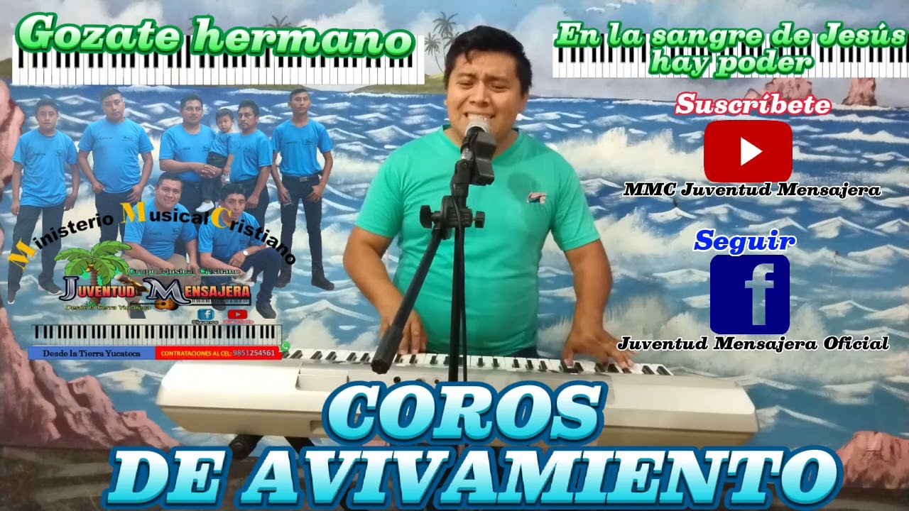 COROS DE AVIVAMIENTO🎸🕊️💥///GOZATE HERMANO👩‍❤️‍👨🙏🙋///EN LA SANGRE DE JESÚS HAY PODER🕊️🔥💫