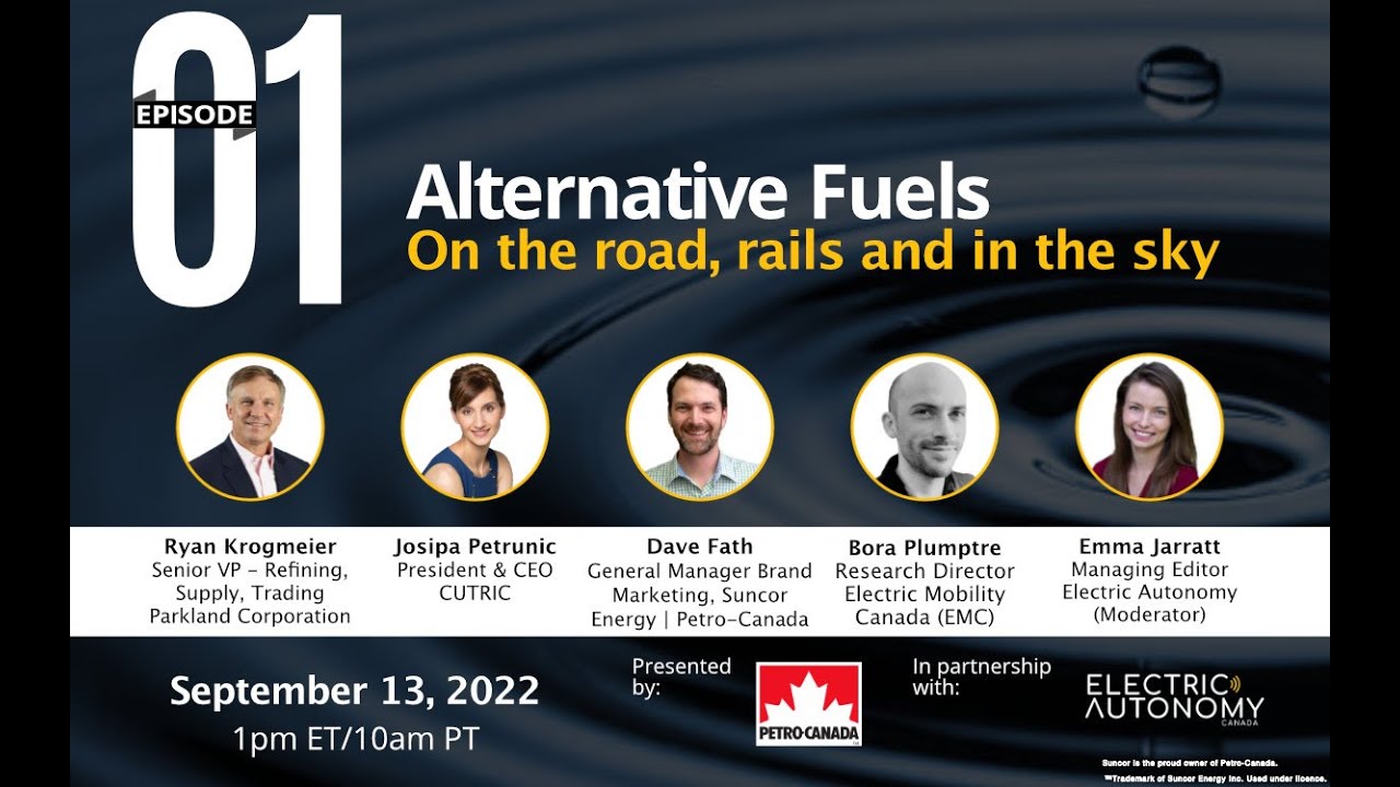 Alternative Fuels webinar series episode 1: On the road, rails and in the sky with alternative fuels