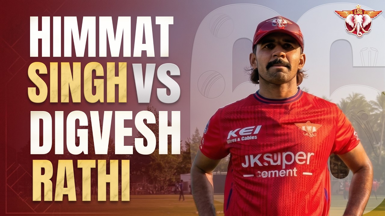 Himmat Singh Vs Digvesh Rathi - GoPro Footage | Lucknow Super Giants | IPL 2026 | LSG