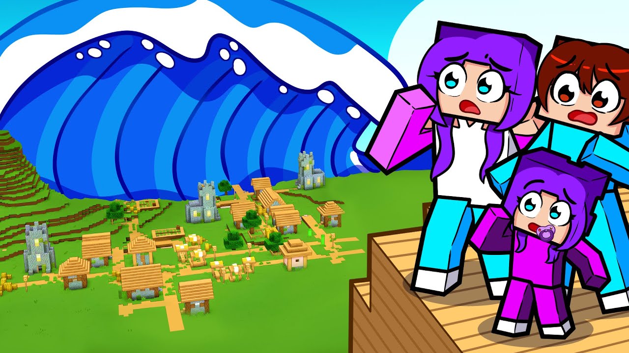 Minecraft'ta Tüm TSUNAMİLERİ Test Ettim!