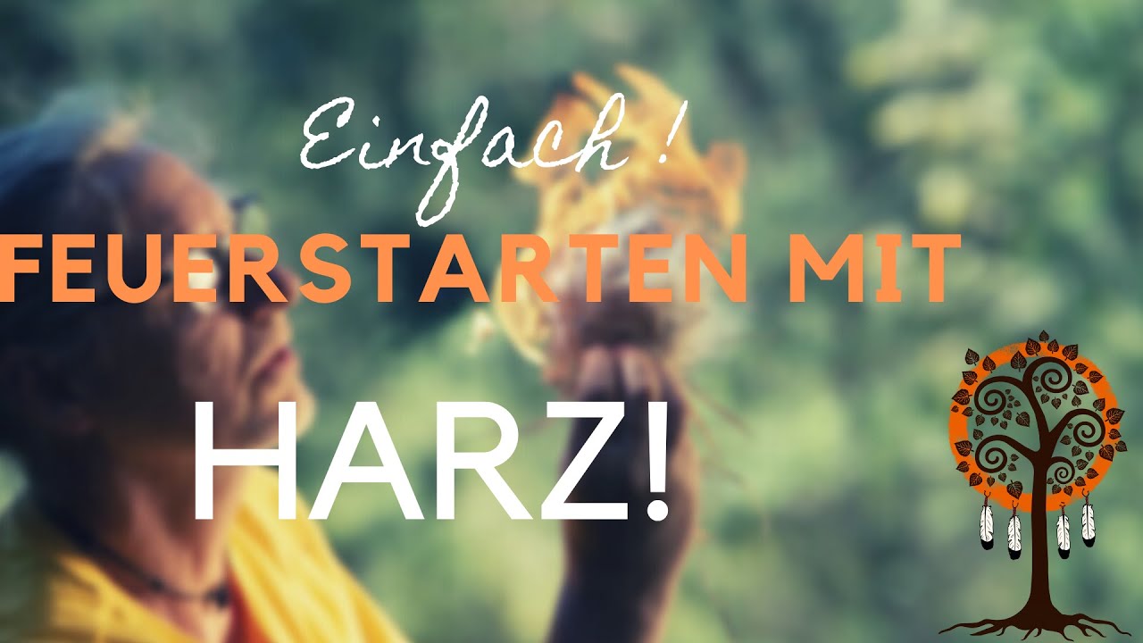 Feuern mit Harz
