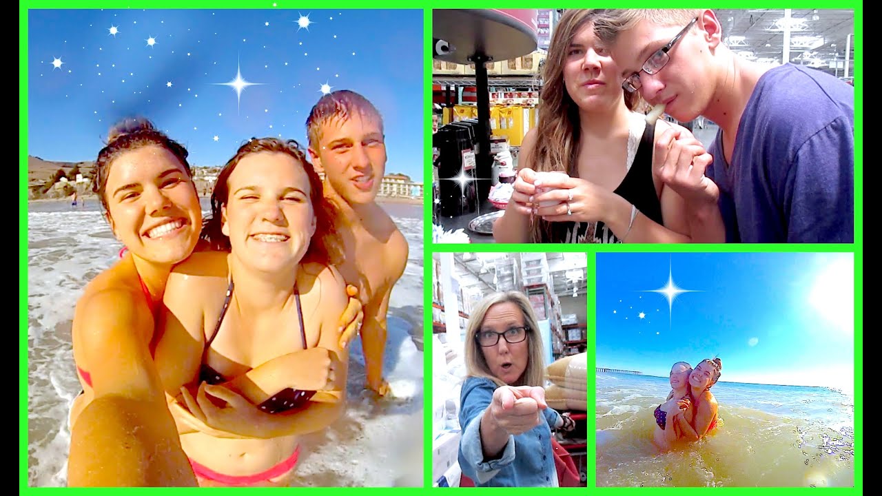 COSTCO ADVENTURE! + BEACH DAY! // vlogust day 23
