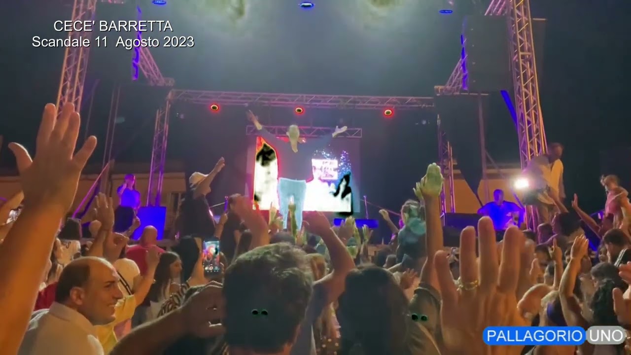 Cecè Barretta Live da Scandale