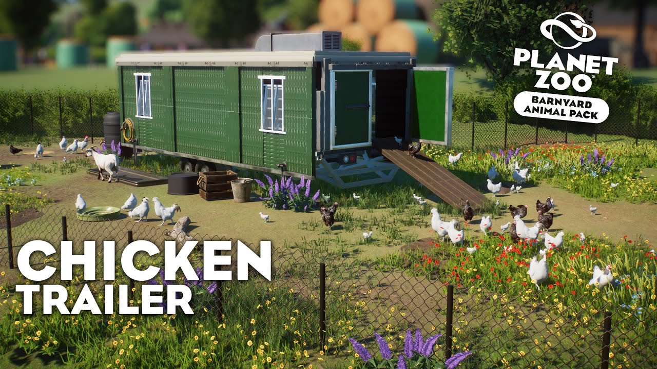 VERY DETAILED CHICKEN Trailer - Speedbuild Planet Zoo Barnyard DLC
