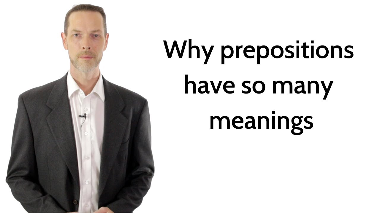 How English prepositions get their meanings