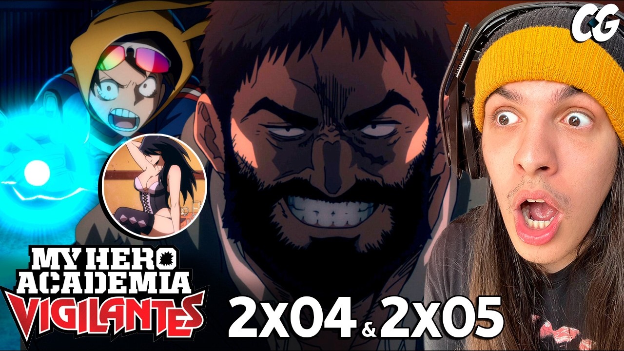 PLOT TWIST INSANO!! KNUCKLEDUSTER É O GOAT! - React My Hero Academia: Vigilantes EP 4 e 5 Temp 2