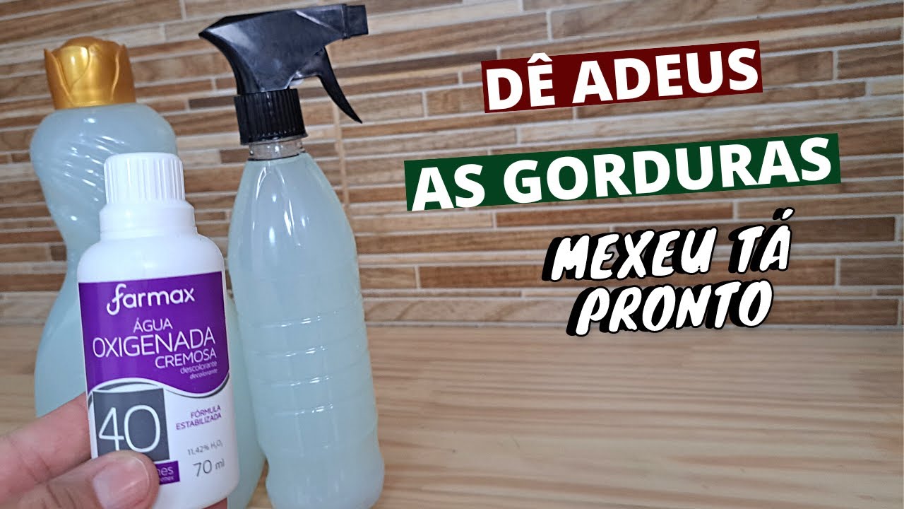 CHEGA DE GASTAR NO MERCADO  - FAÇA DESENGORDURANTE CASEIRO POTENTE - MEXEU TÁ PRONTO