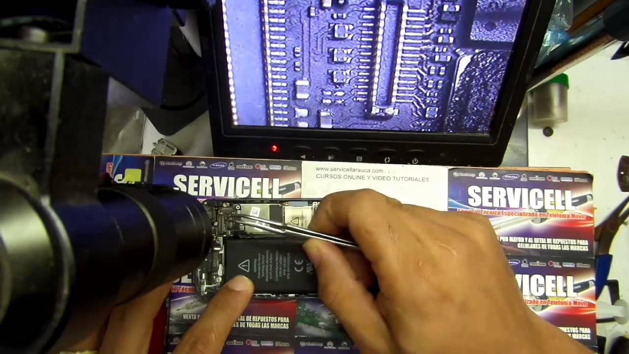 reparacion iphone 5 pantalla negra o sin imagen , repair black display ways