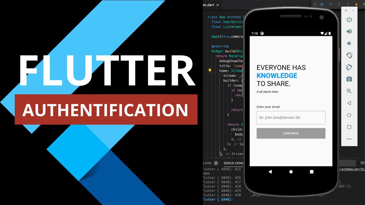 Flutter - Comment créer un formulaire de login avec Flutter ? (S1E4)