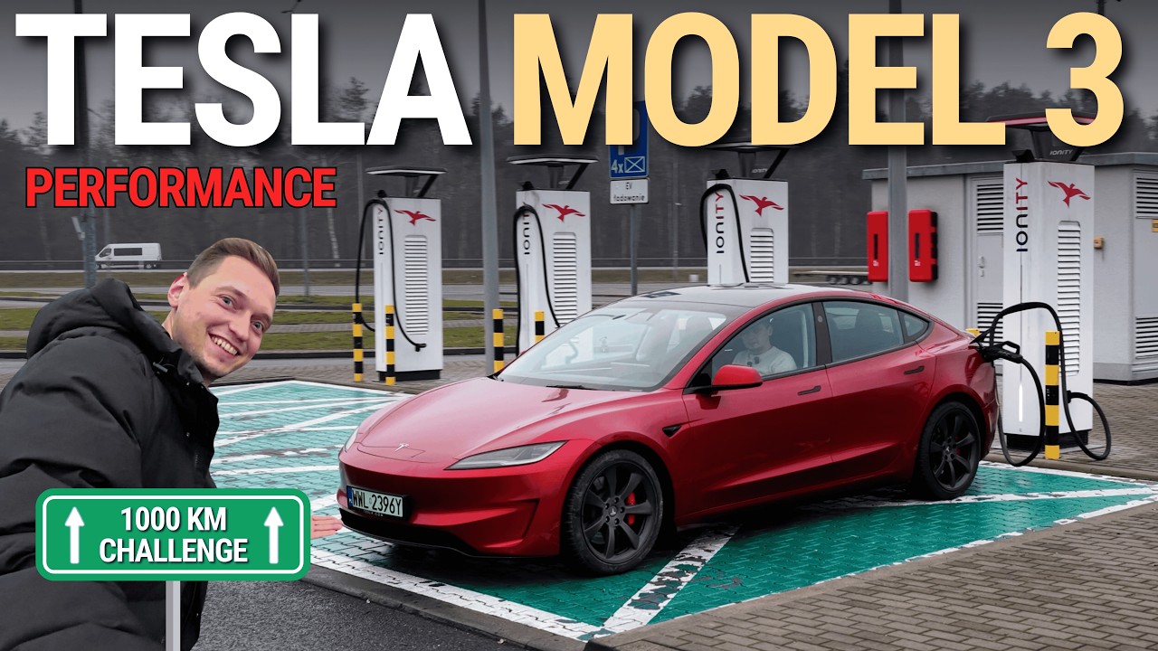 Przejechałem 1000 km Teslą Model 3 Performance! ⚡️ Warto kupić? Jaki czas?