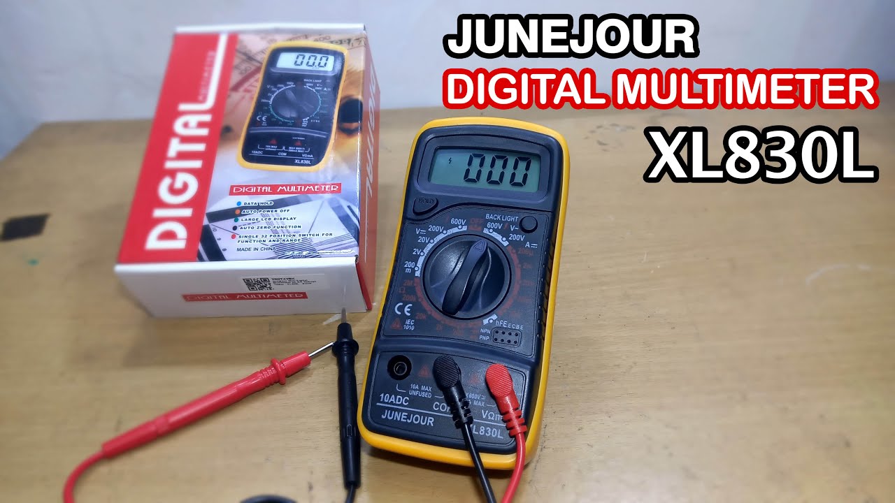 JUNEJOUR 830 Series Multimeter Digital XL830L // Berbagi Cerita Multimeter