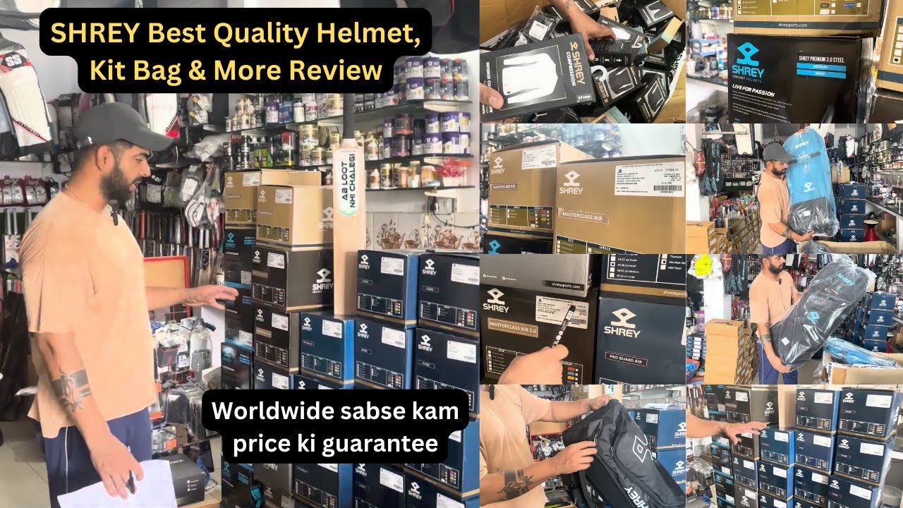 SHREY Best Quality Helmet, Kit Bag & More | Worldwide Price Ki Gaurantee | CONTACT US - 9991957070