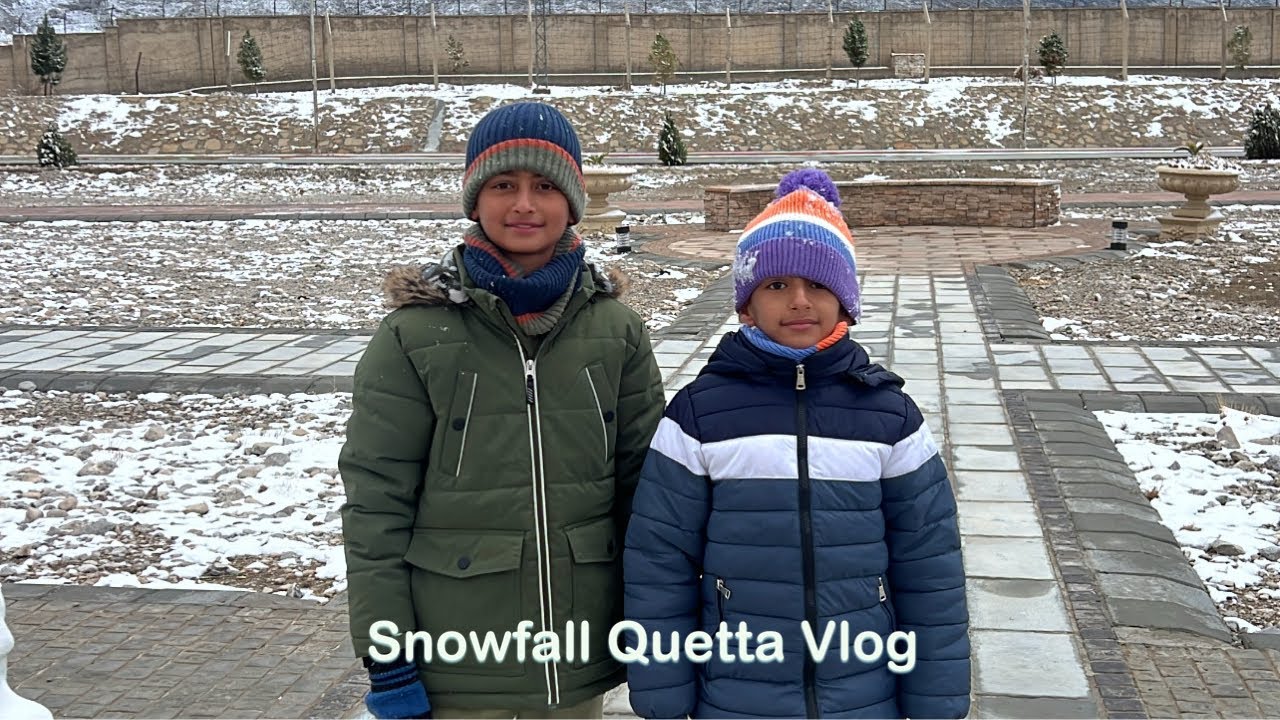 First snowfall in Quetta 2026|PART 1🥶❄️❄️☃️☁️