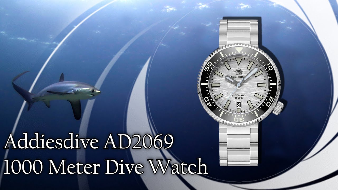 1000 Meter Dive Watch Unboxing & Review Addiesdive AD2069 Automatic