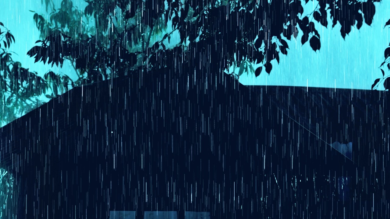 Night Thunderstorm Rain Sounds for Sleeping | Heavy Rainstorm on Tin Roof & Nature Thunder Sounds