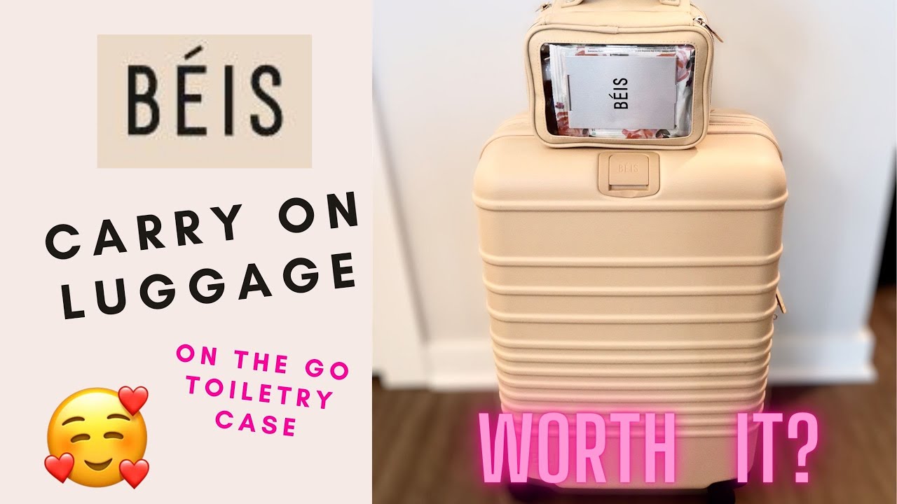 Beis Luggage Review *6 month update* Beis Carry on and On the Go Toiletry case