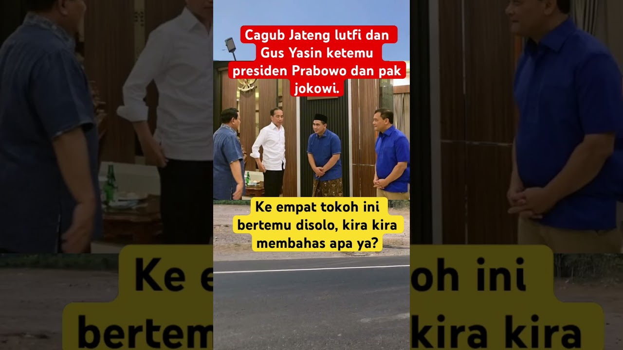 Pak jokowi Turun gunung????#shortvideo #prabowo #jokowi #jateng #cagub #gusyasin #tranding #fyp