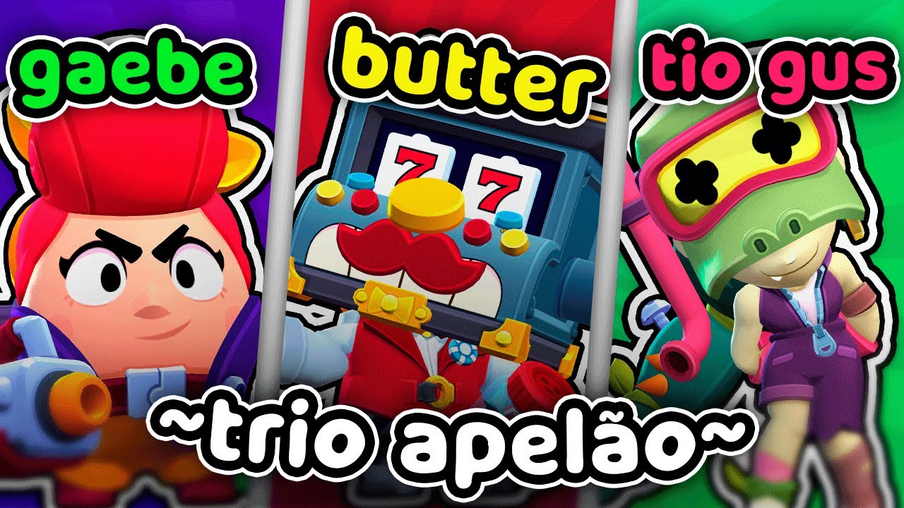 Chamei o gaebe e o tio gus pra me carregar na ranqueada do brawl stars dnv😬👍