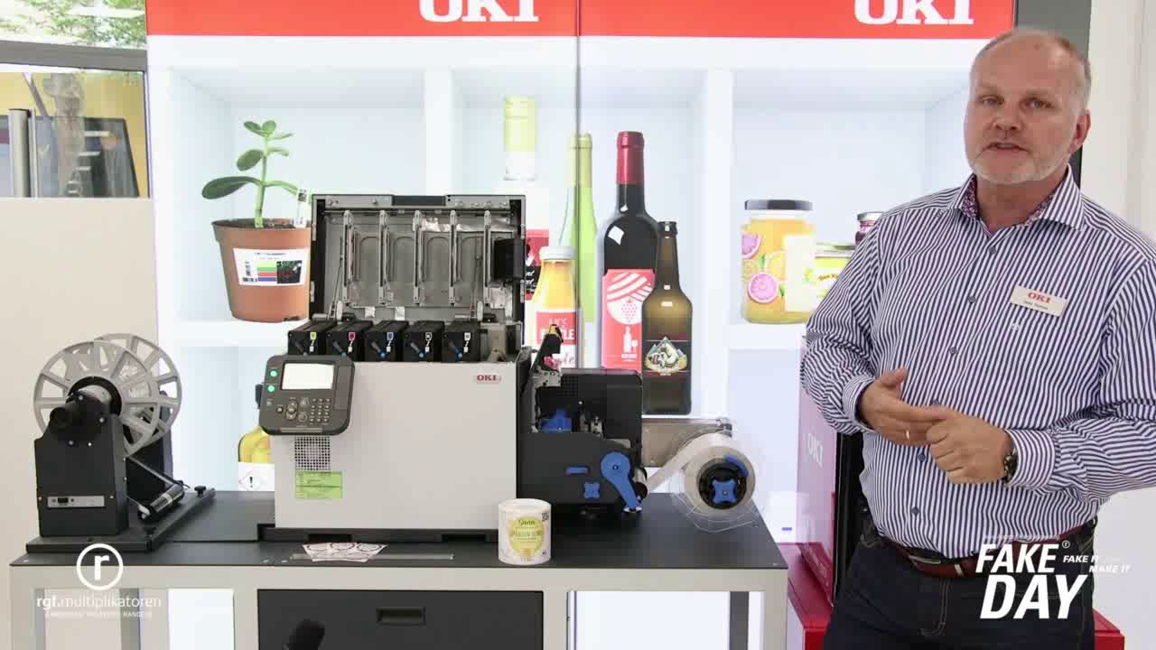 Vorstellung OKI Pro1050 Farbetikettendrucker / Auskopplung aus RGF Fake Days Präsentation