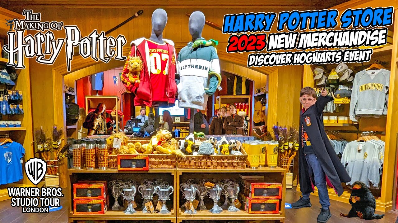 Harry Potter Store NEW 2023 Merchandise | Warner Bros. Studio Tour London (May 2023) [4K]