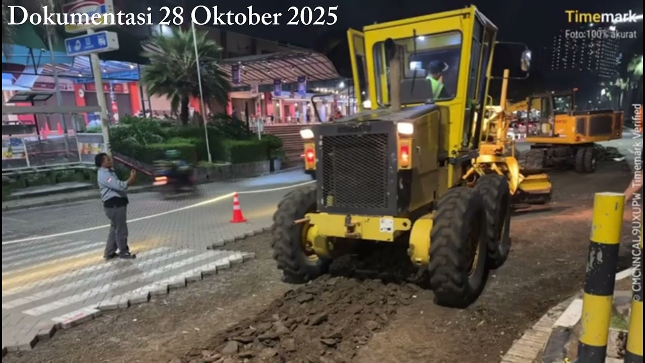 Progres Perbaikan Jalan di Kawasan PIK 1 | BGM