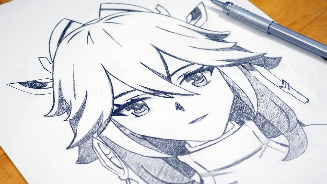 Anime Drawing | How to Draw Yae Miko | Genshin Impact