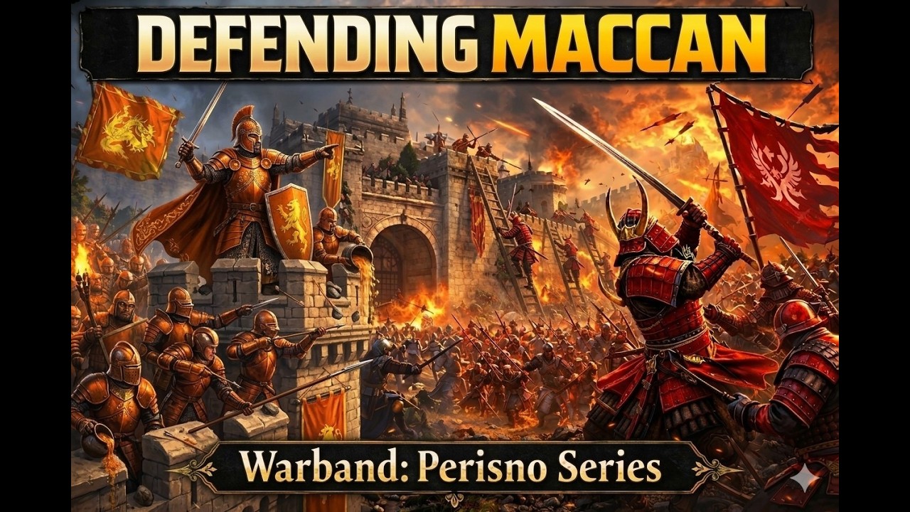 Defending Maccan against Zann army | Warband - Perisno 1.5.4 | Playthrough # 45