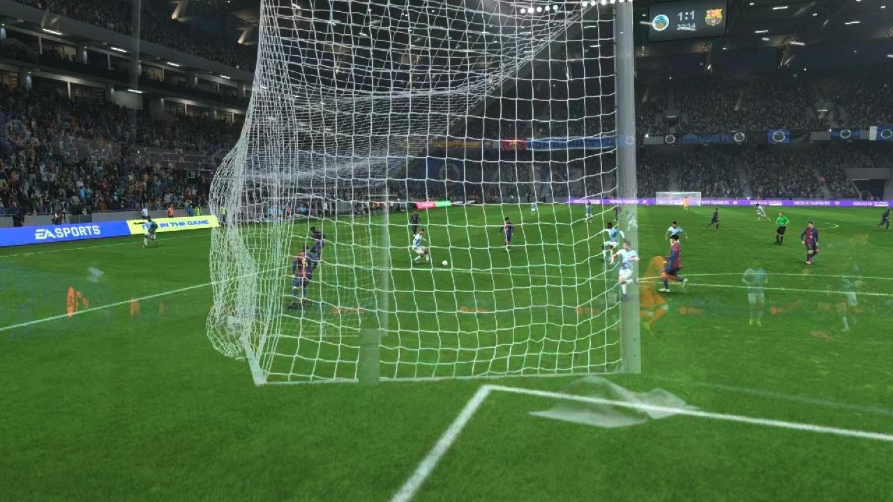 Ten men Barcelona survived