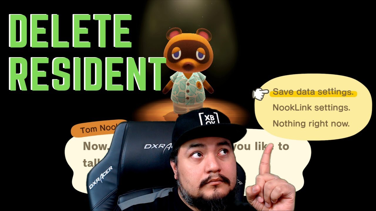 Как удалить регистрацию резидента в Animal Crossing
