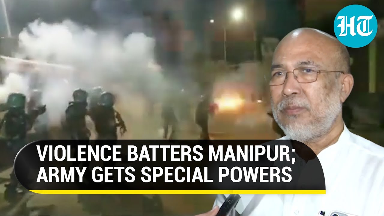Manipur On The Boil: Forces Rain Teargas On Students; Army Gets Special Powers Under AFSPA