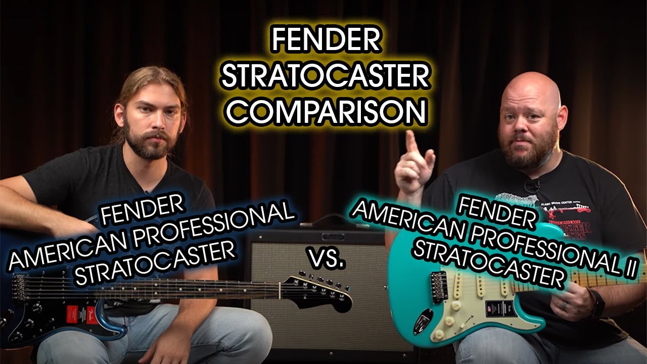 Сравнение Fender American Professional II и American Professional Stratocaster