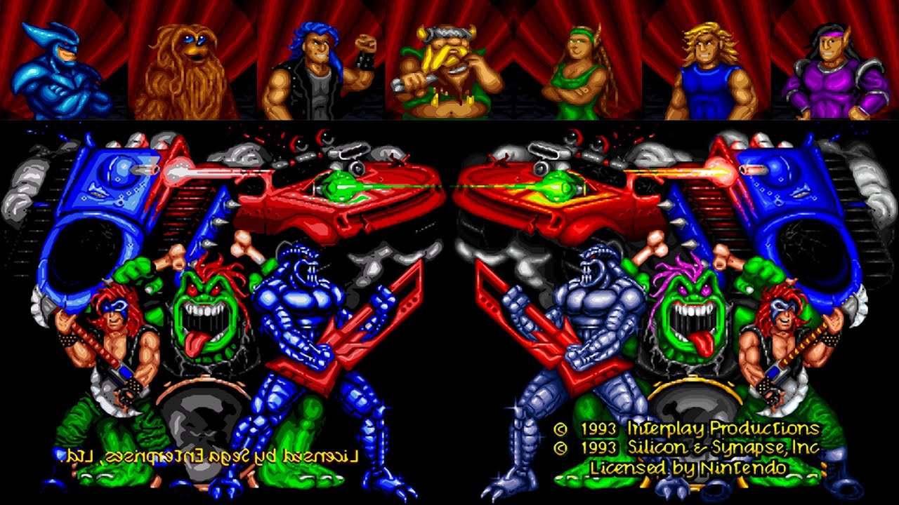 Rock n' Roll Racing ● (Отличия: Super Nintendo Entertainment System vs Mega Drive/Genesis)