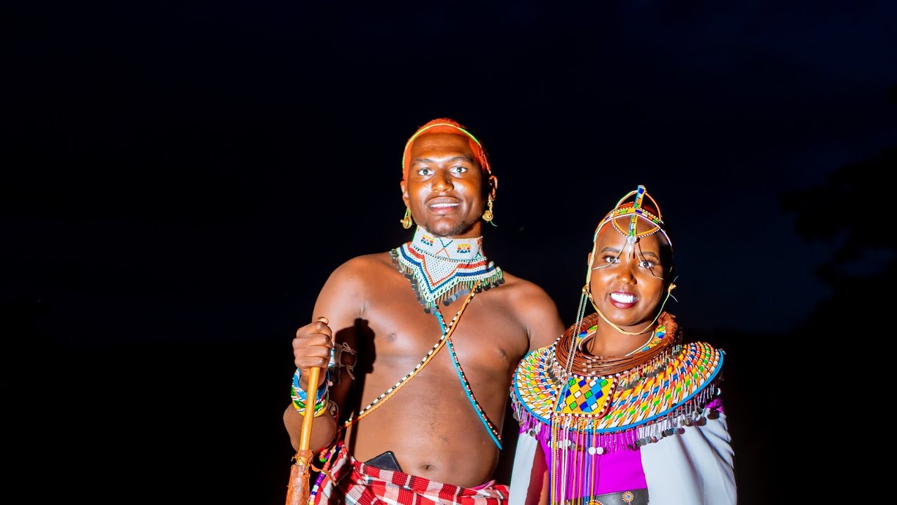 SELINA WEDS CHRIS A SAMBURU WEDDING AT BAAWA,SAMBURU PERFORMANCE BY KING LAISO