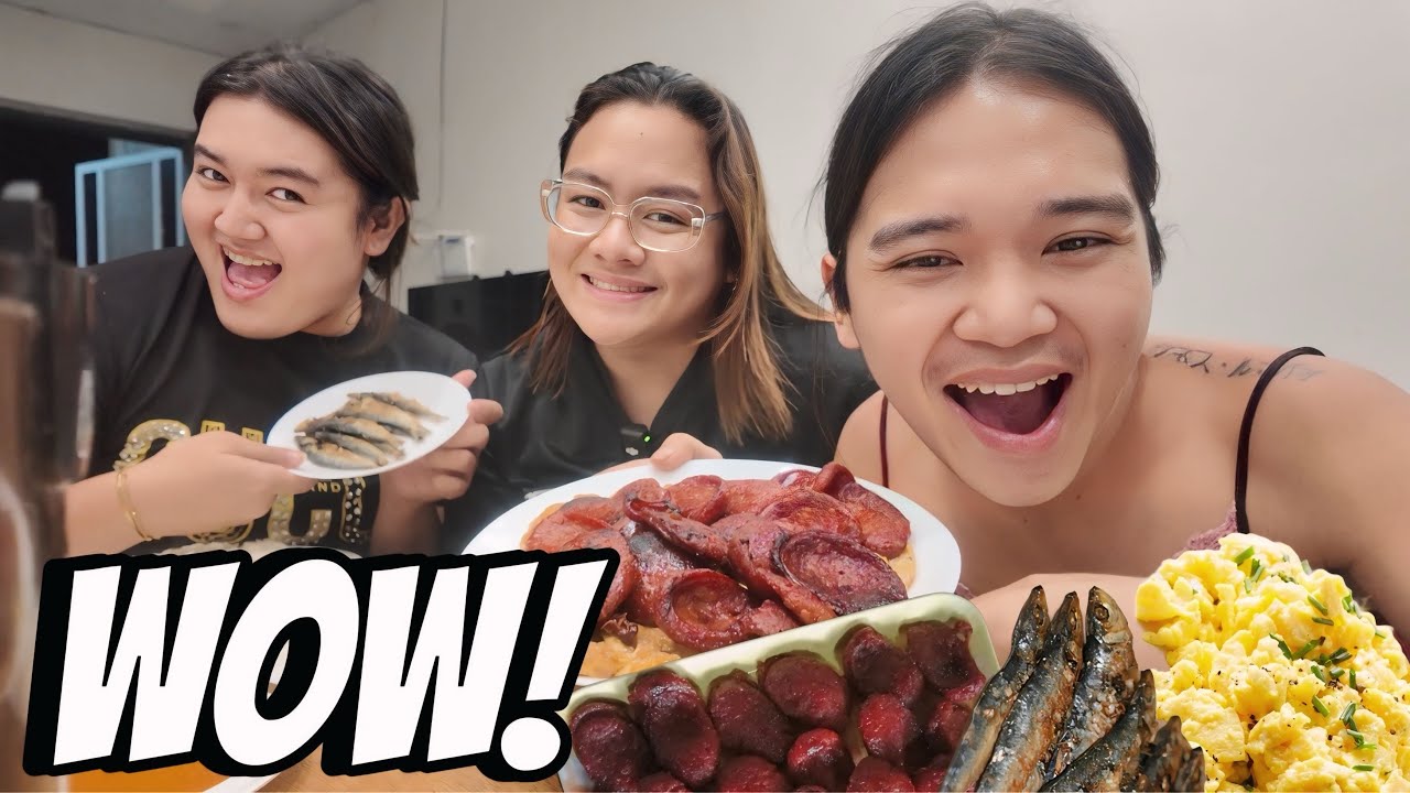 NAGLUTO NG SIMPLE BREAKFAST ANG MGA BAYUT! 😋