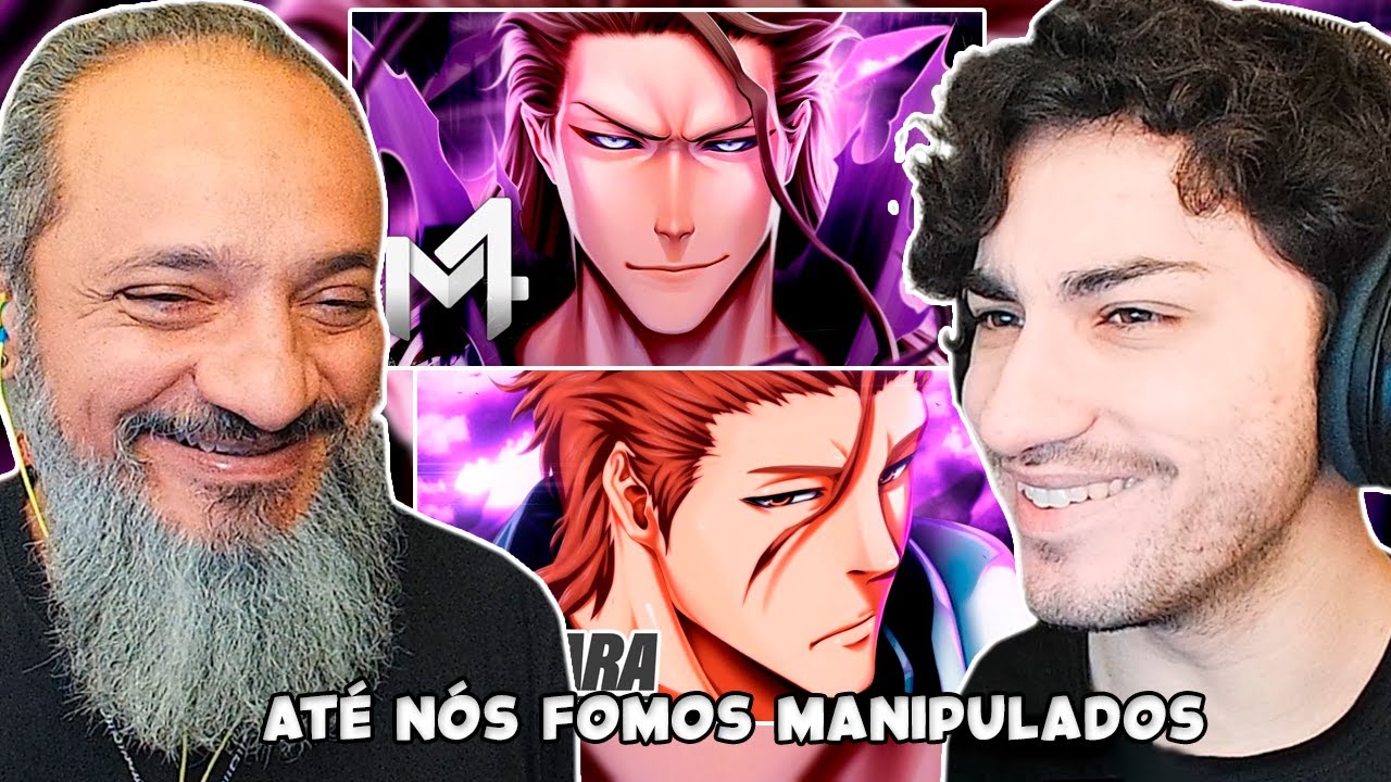 MELHOR VILÃO DOS SHOUNEN? Aizen (Bleach) - M4rkim & Basara | REACT