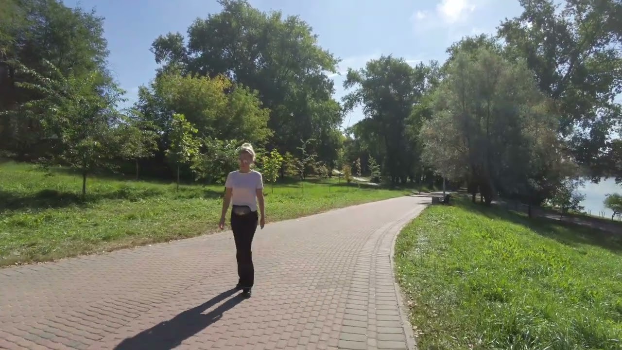 Minsk Victory Park Walking Tour | Sunny September Day | 4K | Belarus | No Talk
