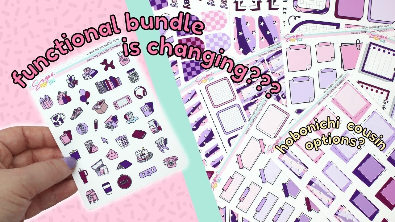Functional sticker bundle overhaul.....what was cut!