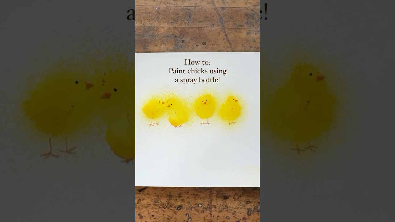 Fun & Easy Easter Watercolor Card Painting