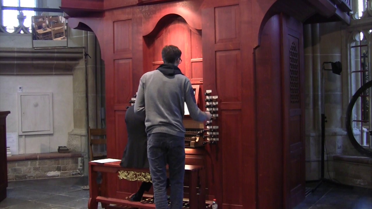 'Nun komm de Heiden Heiland'  Hugo  Distler - Matthias Havinga  -  Bovenkerk Kampen
