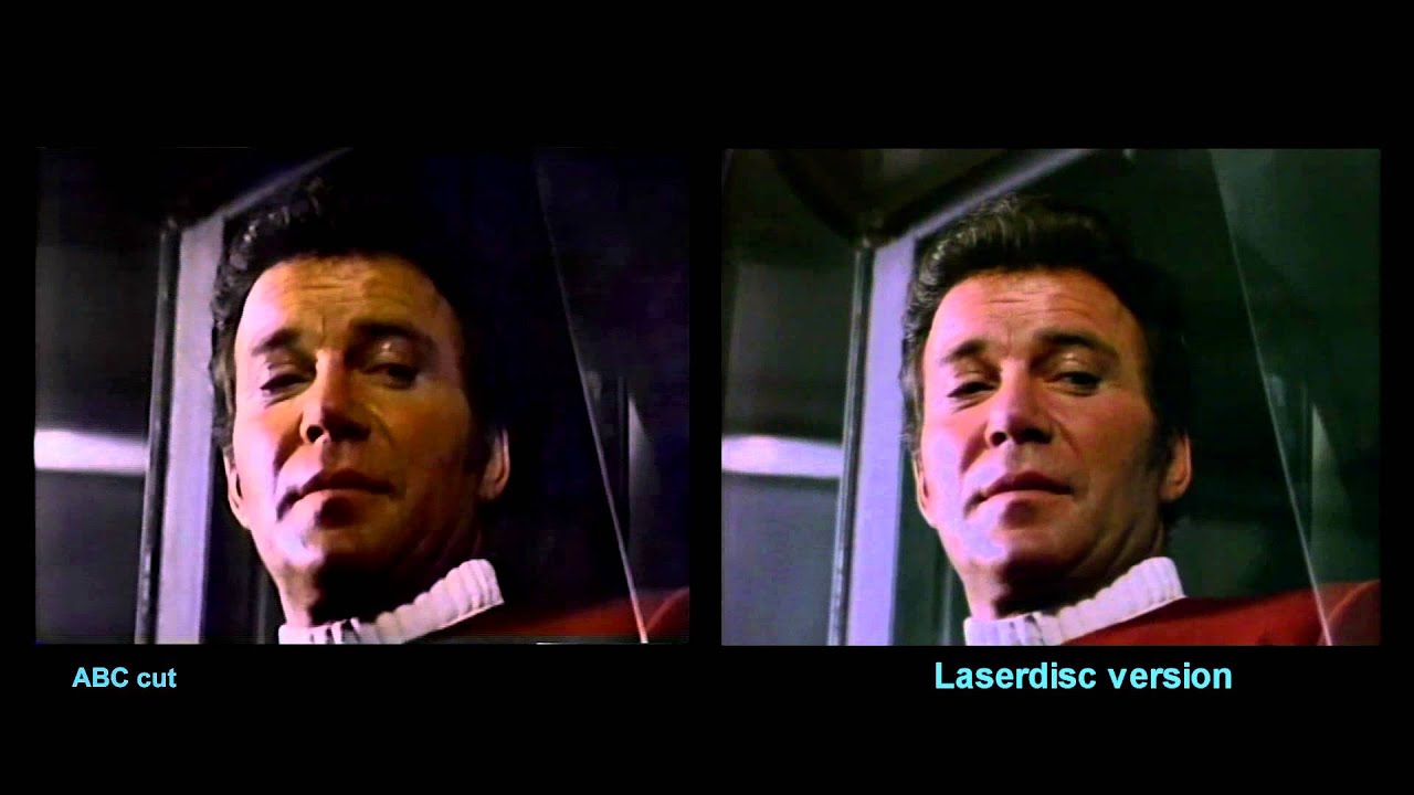 Star Trek II - The Wrath of Khan - theatrical version vs. ABC TV cut 1/2