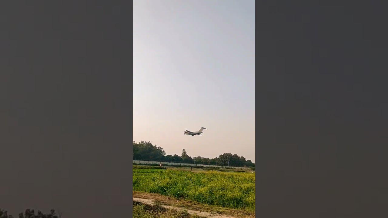 Hindon airforce flight landing #reelsvideo #shortsvideo