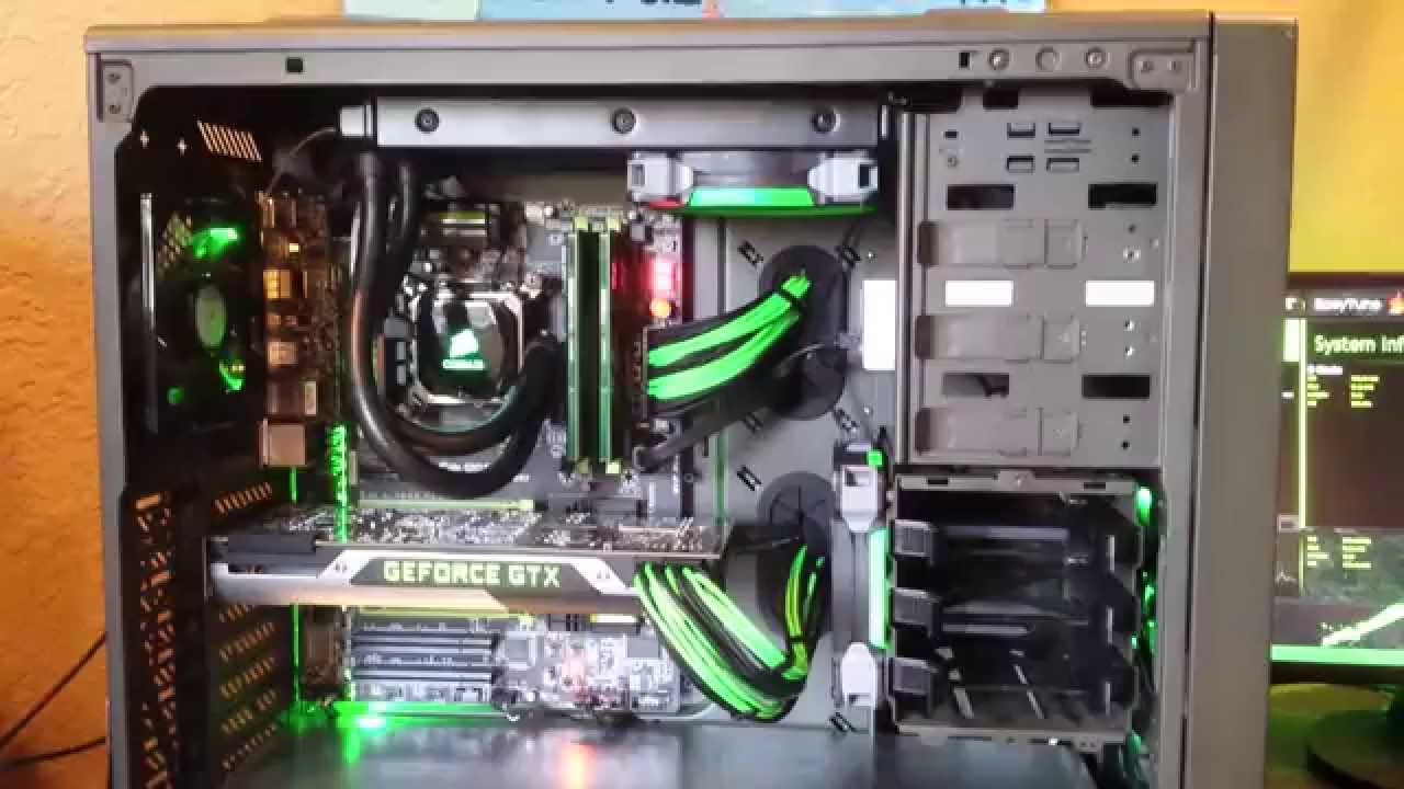 Corsair C70 Vengeance military green w/mods and i7 4770k & gtx 780