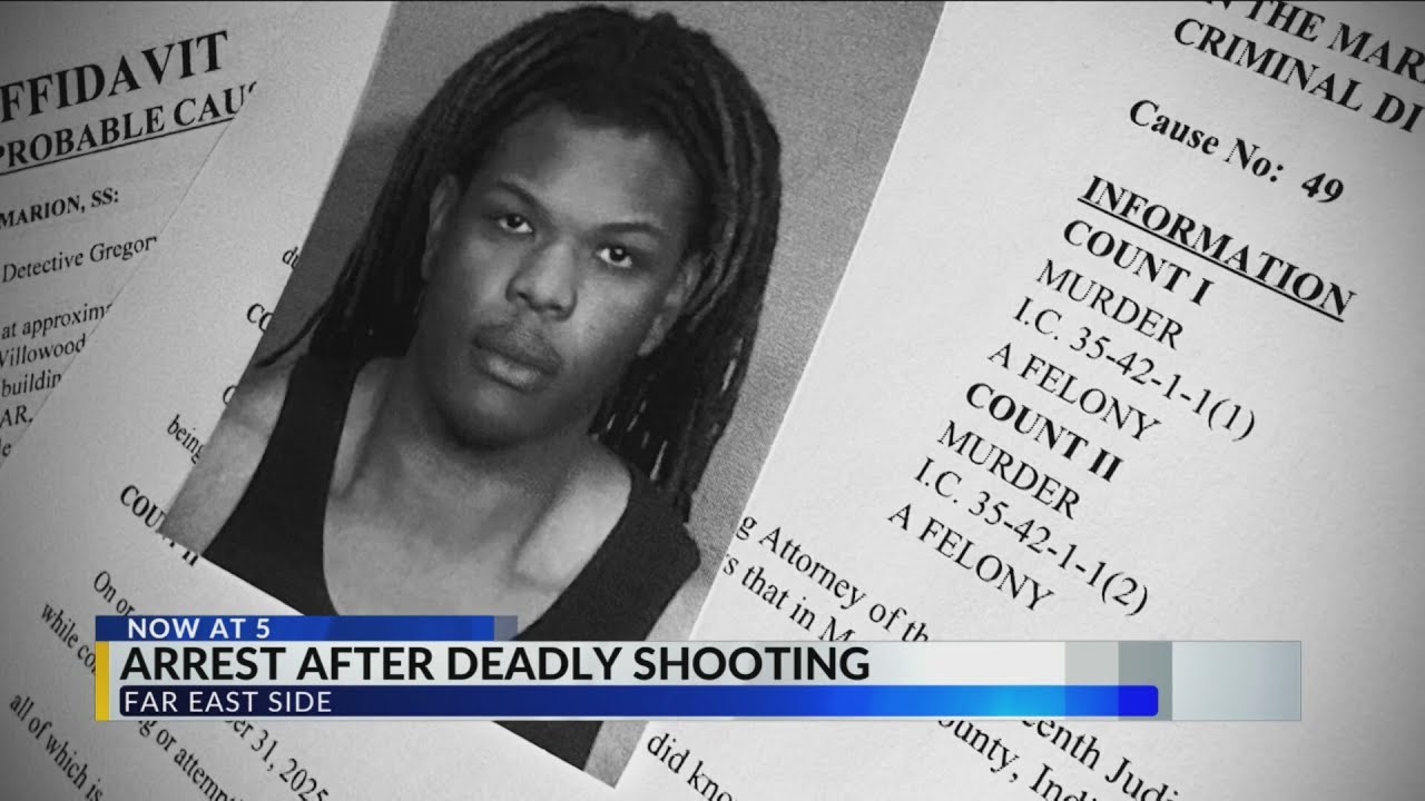 Indy man arrested for murder after New Year’s Eve shooting killed 18-year-old, injured juvenile