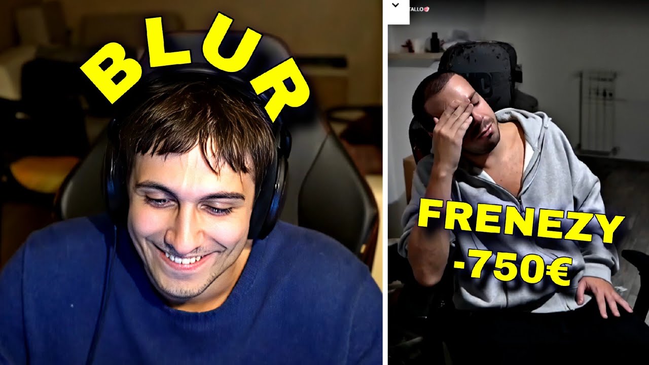 BLUR REACTION A FRENEZY CHE SFONDA LO SCHERMO DEL PC DOPO UNA PARTITA DI CLASH ROYALE