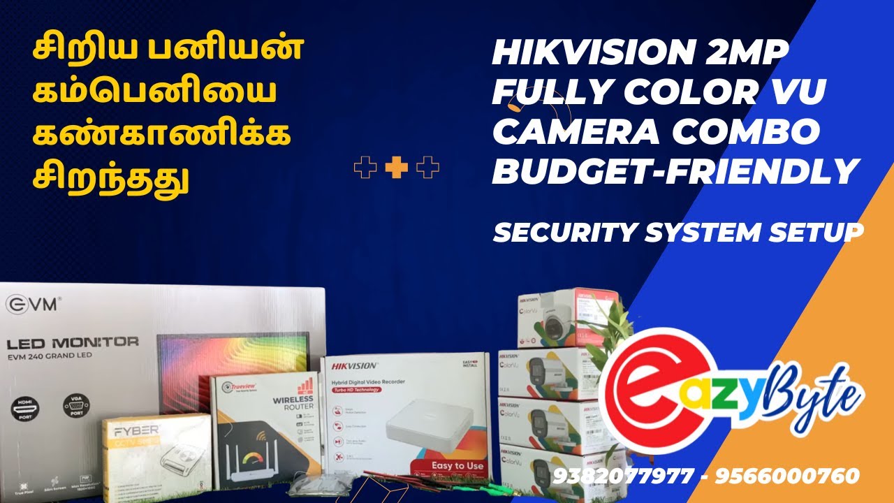 HIKVISION 2MP COLOR VU CAMERA COMBO | Budget-Friendly Hikvision 2MP ColorVu Security System Setup