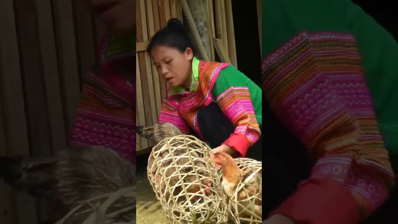 Life of a 17-Year-Old Single Mother - Selling Chickens & Growing Bananas on the Farm 