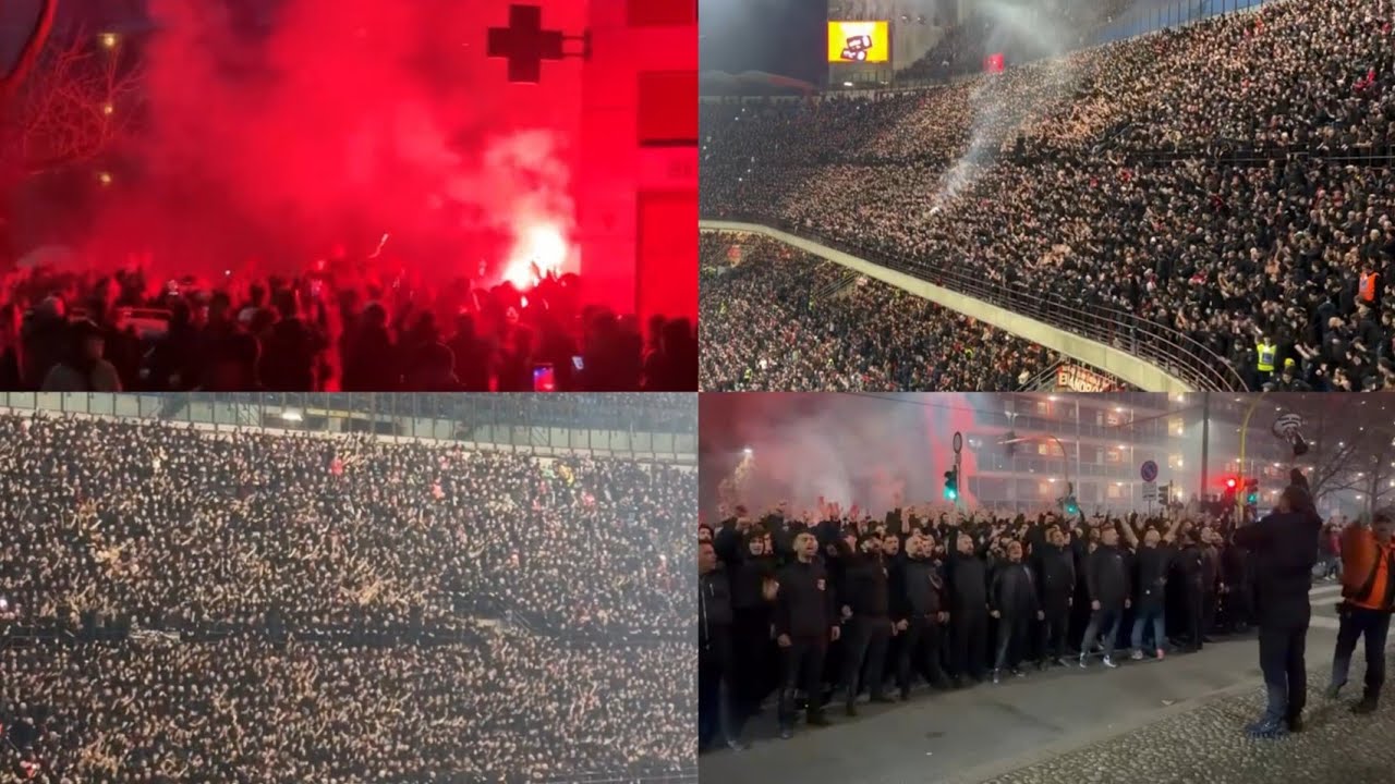 Curva Sud Milano corteo e tifo in Derby della Madonnina contro Inter , 08/03/2026