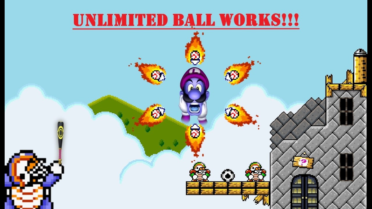 Super Mario Construct (PC) - Custom Level: Ballin' Basement by Lyrith