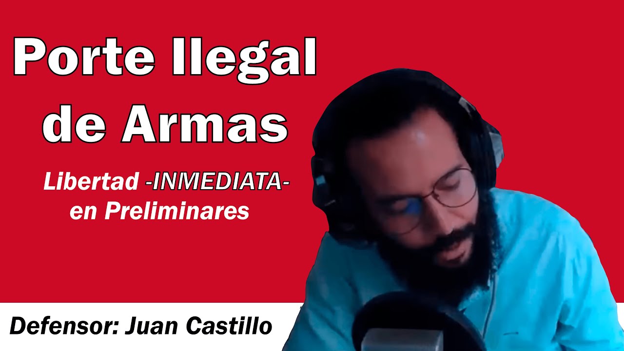 audiencia MEDIDA DE ASEGURAMIENTO libertad porte ilegal de armas virtual COLOMBIA penal SIN MEDIDA