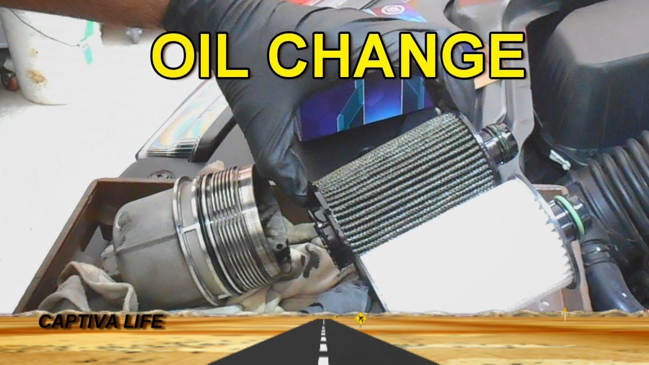 Oil Change - Holden Captiva LTZ Diesel 2.2L